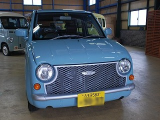 アルト パイク 東京都 熊谷様 日産パオの純正色アクアグレー