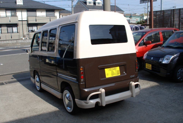 軽自動車　ワーゲンバス仕様　リアゲートカバー