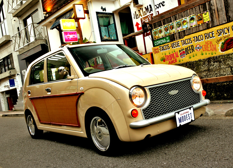 パイク 日産パオ Pao をモチーフにアルトをカスタマイズ